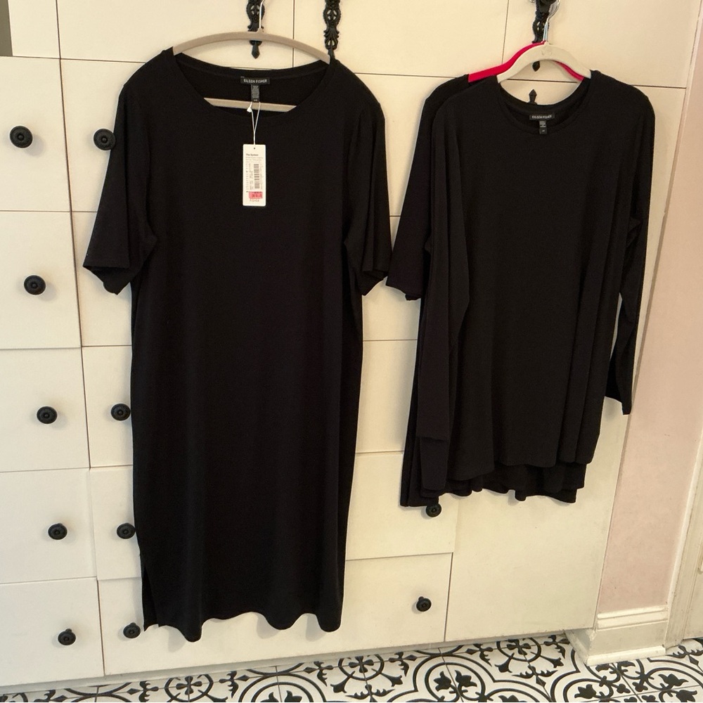 Eileen Fisher Black Dress NWT